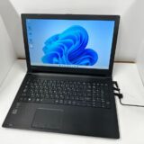 【ランクA】東芝 中古ノートパソコン 15インチ R35/M メモリ12GB/SSD256GB Windows11